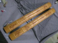 藏品(「室有山林趣，人同天地春」竹聯)的圖片